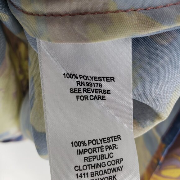 Elie Tahari Abstract Floral Print Top - Picture 8 of 8